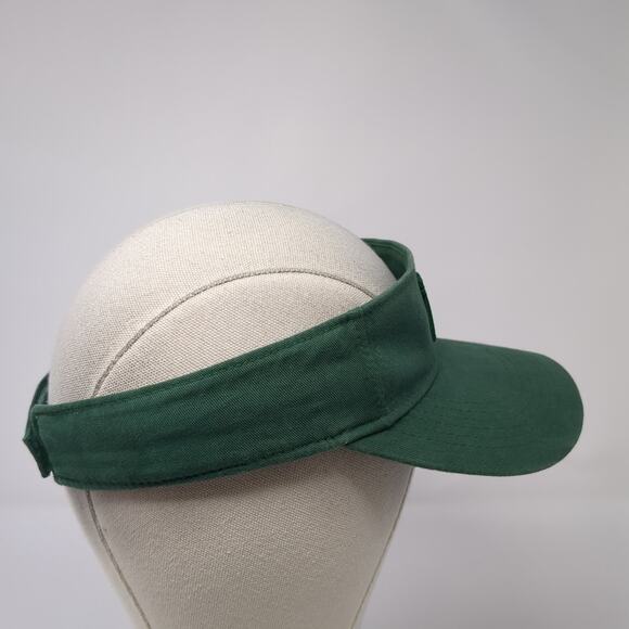 BG Sun Visor Cap Green One Size Adjustable Lightweight Embroidered Busch Gardens - Picture 5 of 9